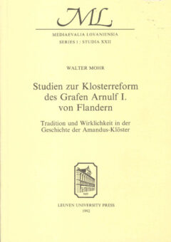 Book cover for the book Studien zur Klosterreform des Grafen Arnulf I von Flandern