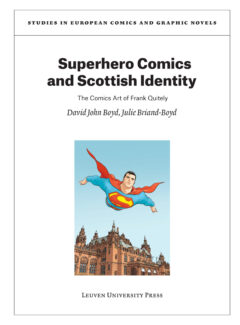 Book cover for the book Superhero Comics and Scottish Identity