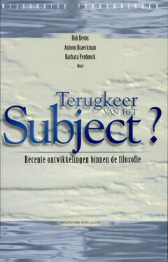 Book cover for the book Terugkeer van het Subject?