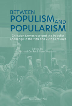 Book cover for the book Between Populism and Popularism