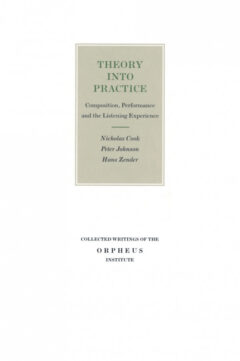 Book cover for the book Theory into practice