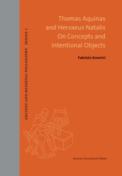 Book cover for the book Thomas Aquinas and Hervaeus Natalis on Concepts and Intentional Objects