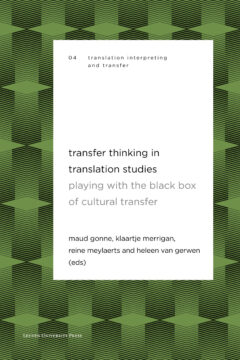 Book cover for the book Transfer Thinking in Translation Studies