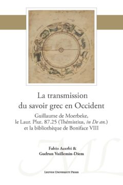 Book cover for the book La transmission du savoir grec en Occident