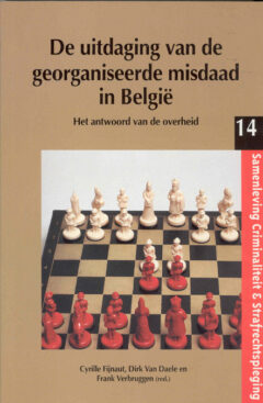 Book cover for the book De uitdaging van de georganiseerde misdaad in België